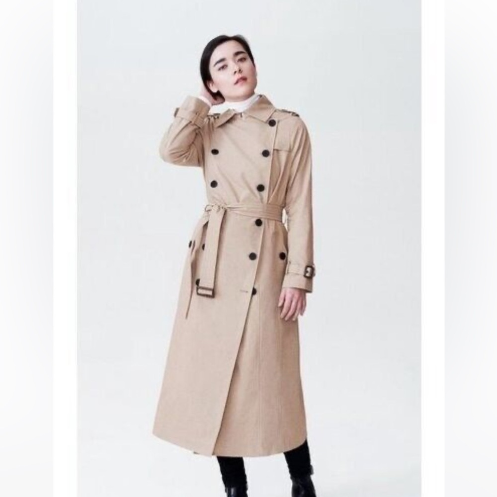 Universal Standard Tirsa Trench Coat Khaki